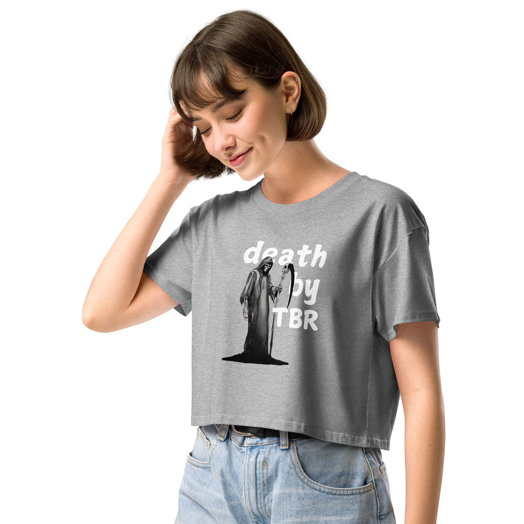 Death by TBR Crop Top - SteamyBookworms