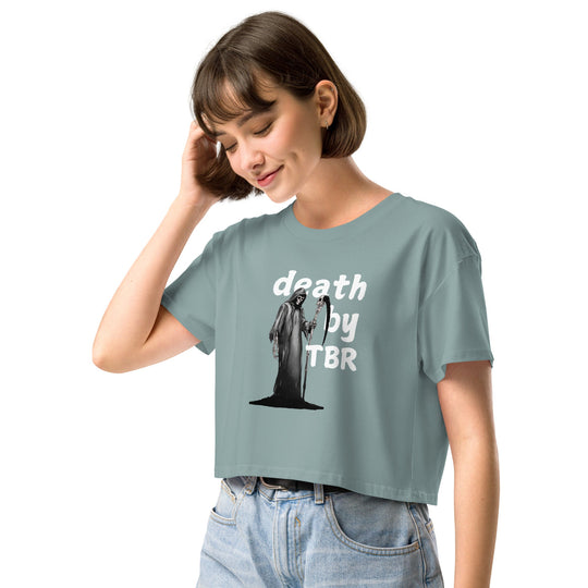 Death by TBR Crop Top - SteamyBookworms