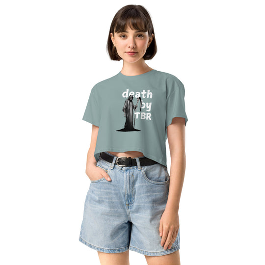 Death by TBR Crop Top - SteamyBookworms