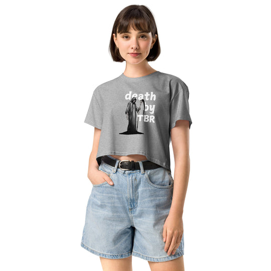 Death by TBR Crop Top - SteamyBookworms