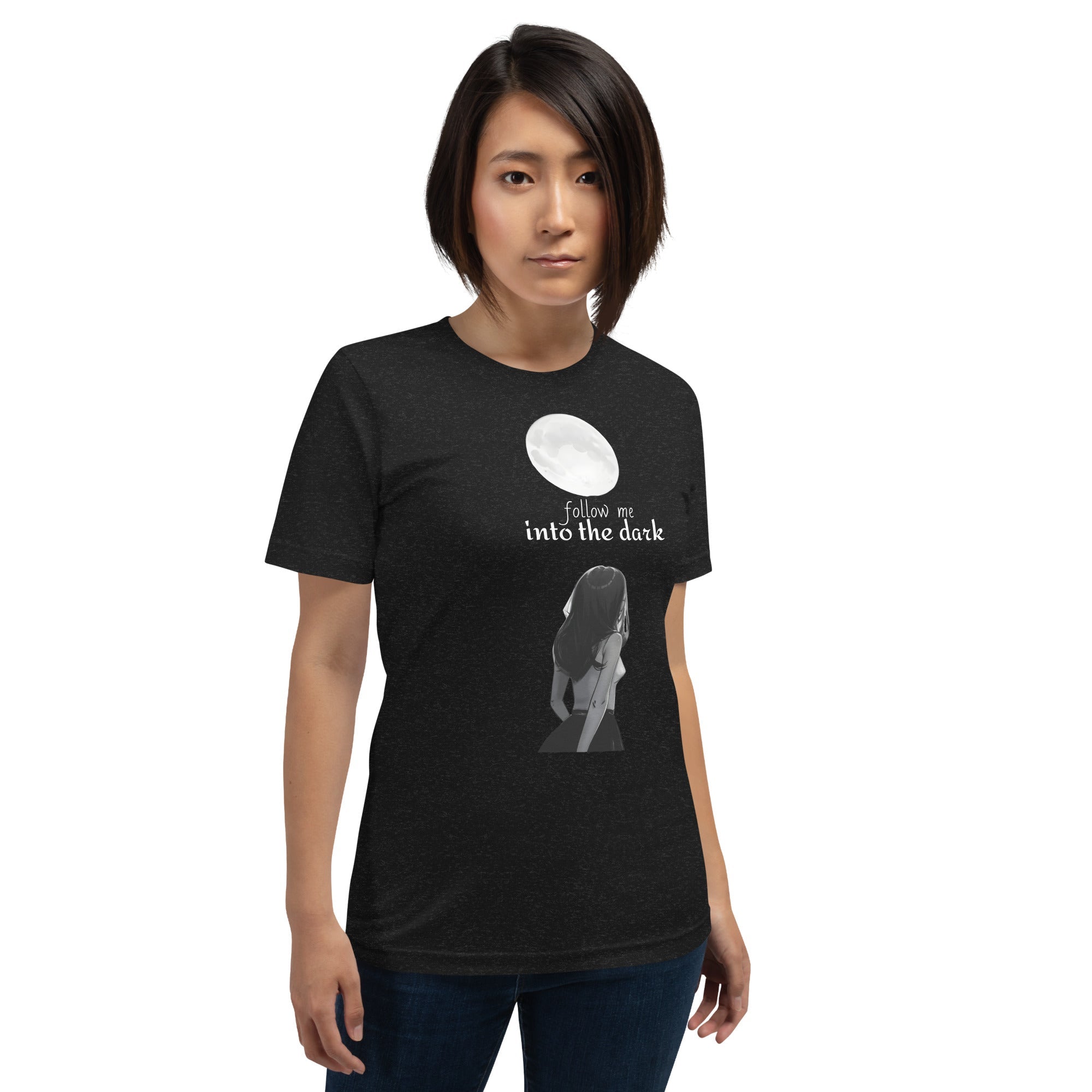 Follow Me Into the Dark T-Shirt | Bookish Apparel | SteamyBookworms