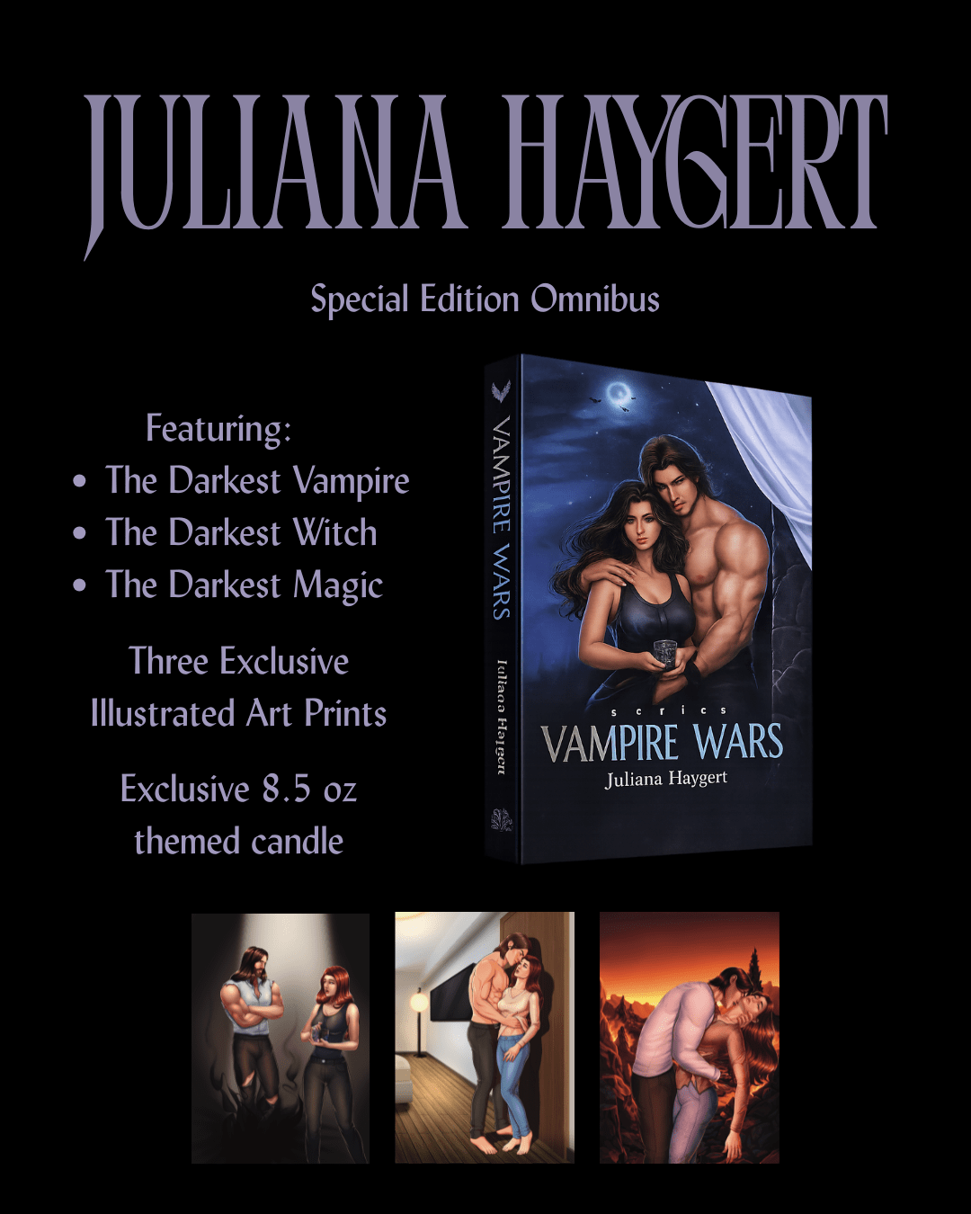 Juliana Haygert 'Vampire Wars' Omnibus - SteamyBookworms