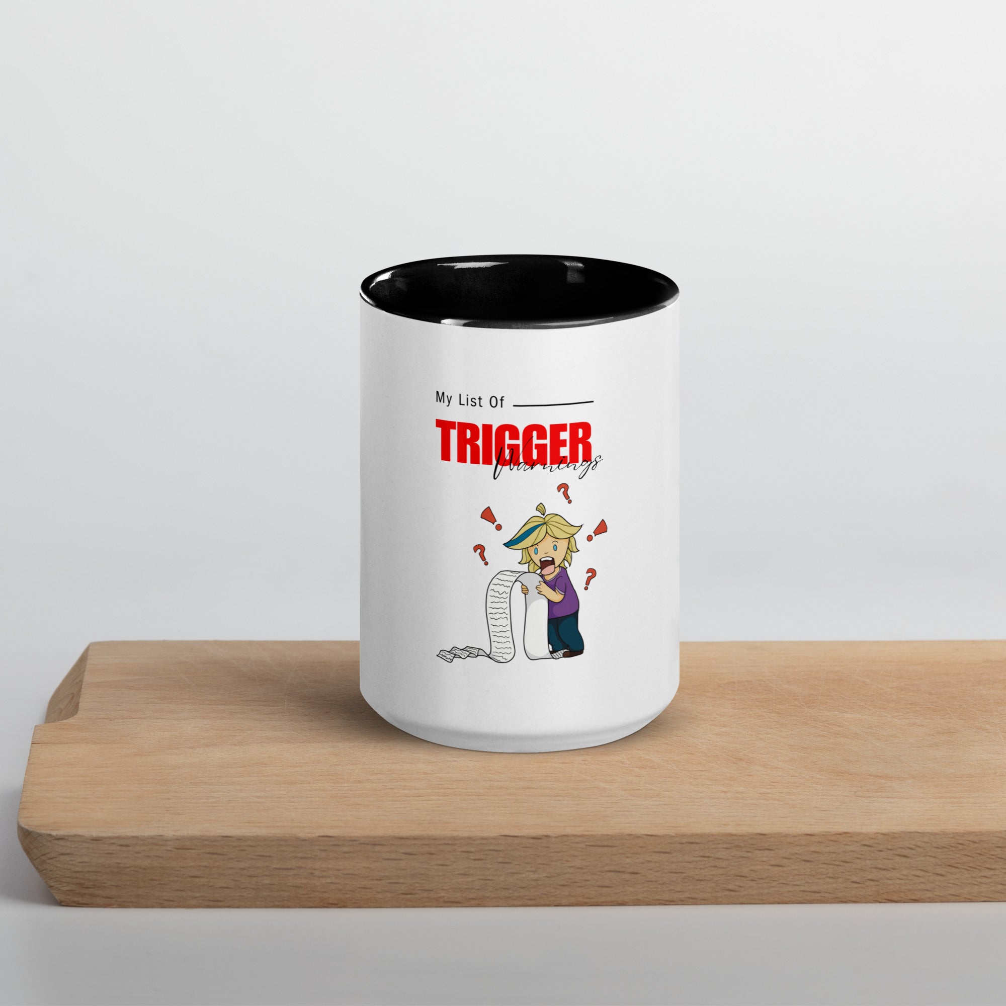 My List of Trigger Warnings Mug - SteamyBookworms