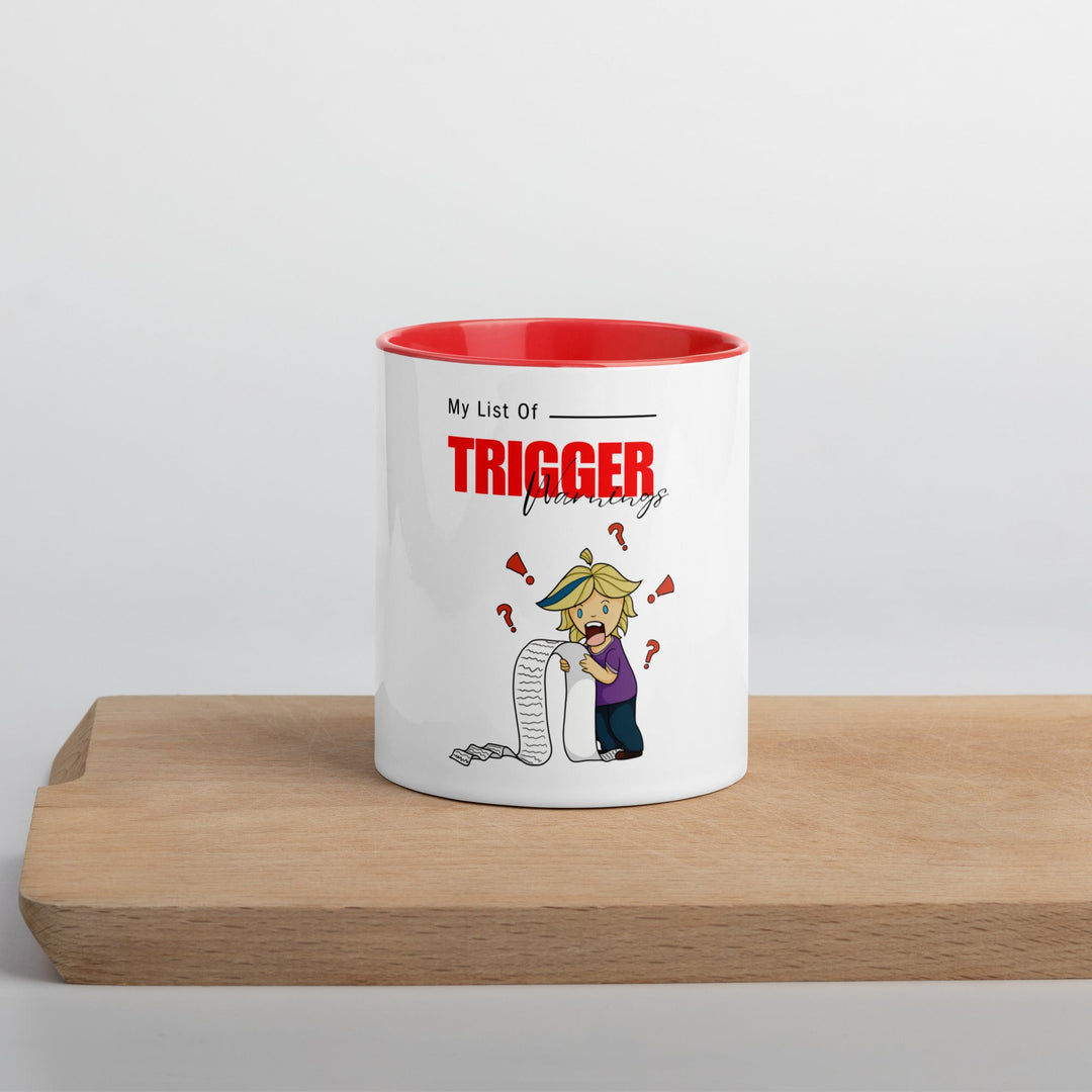 My List of Trigger Warnings Mug - SteamyBookworms