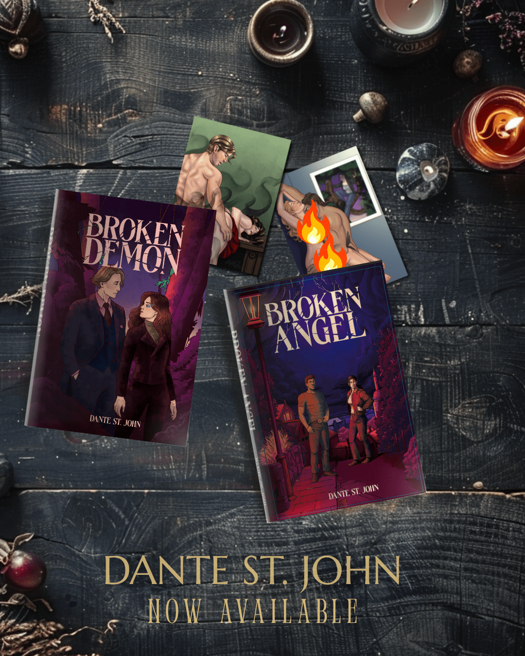 September Dante St. John - Book + Art - SteamyBookworms