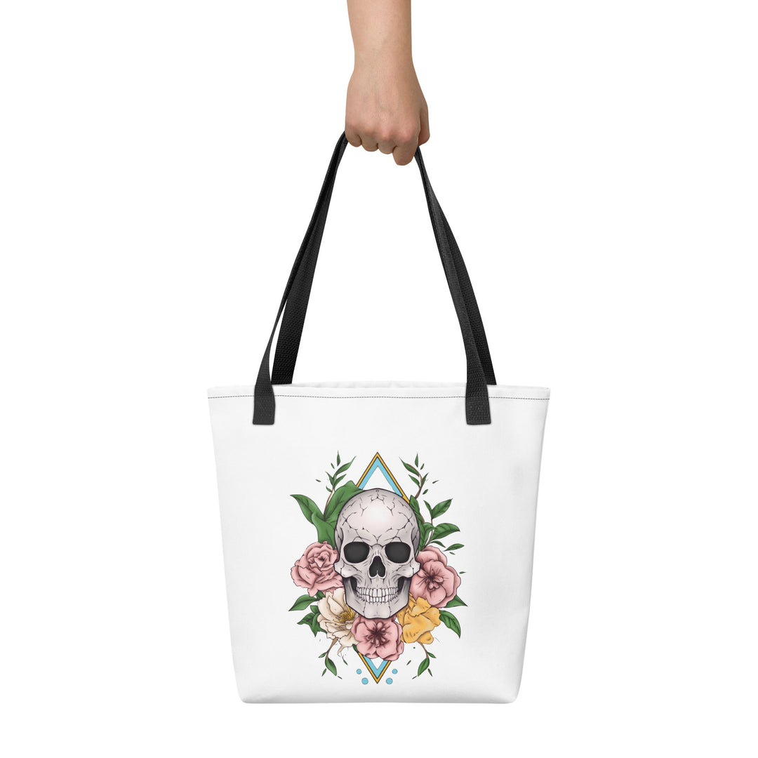 Skull Tote Bag | Bookish Bags | SteamyBookworms