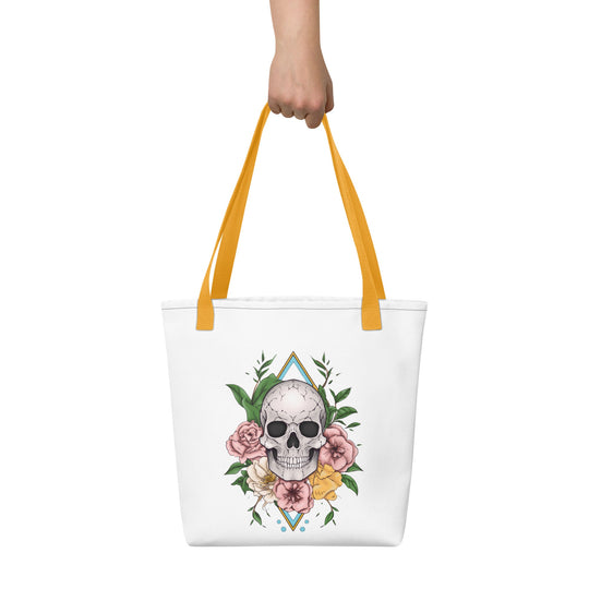 Skull Tote bag - SteamyBookworms