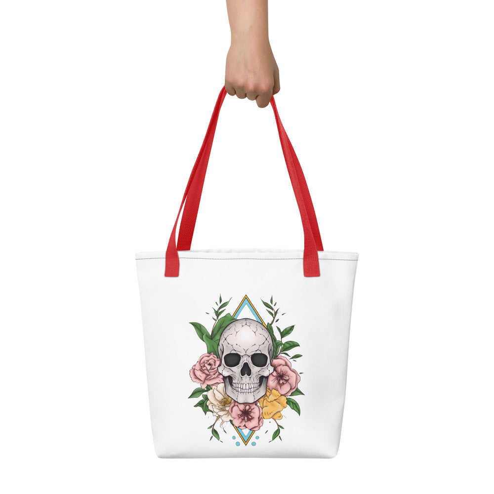 Skull Tote bag - SteamyBookworms