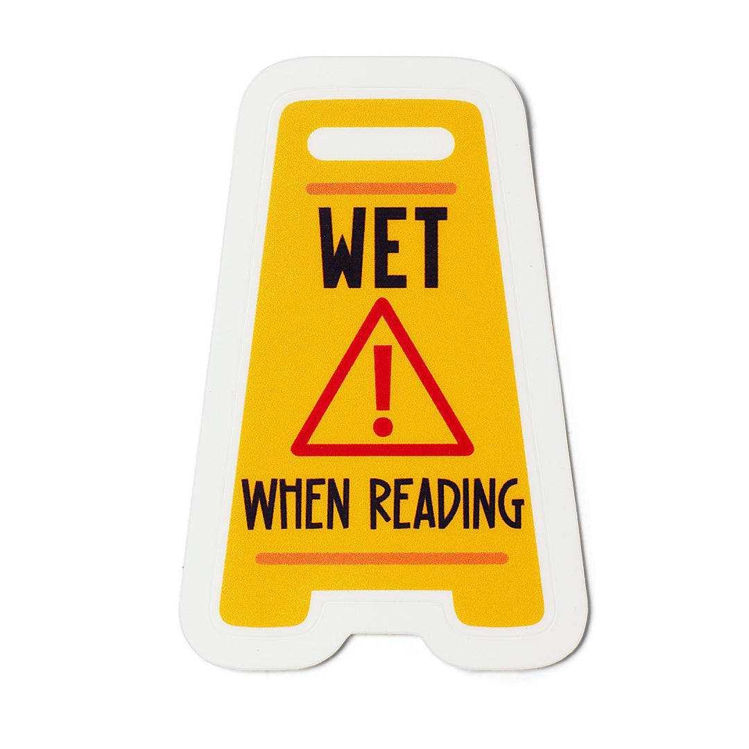 Wet When Reading Sticker | Bookish Merch | SteamyBookworms